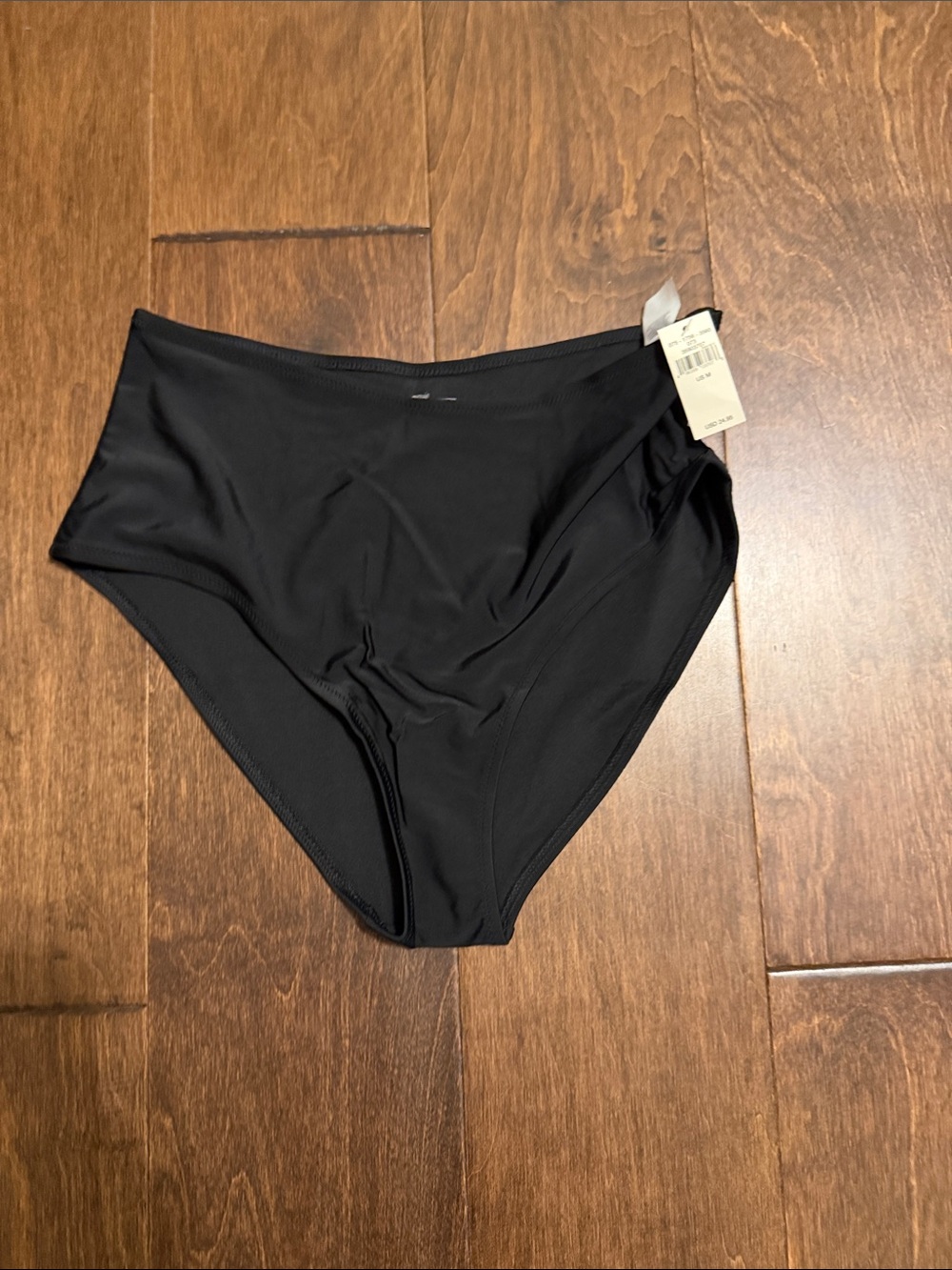 aerie Black High-Waist bathing suit bottoms